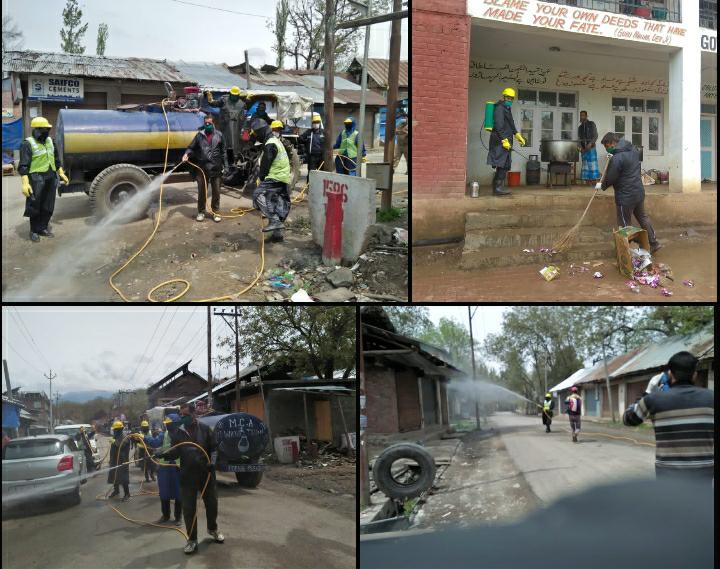 MC Achabal continues the job of sensitization/fumigation of different areas