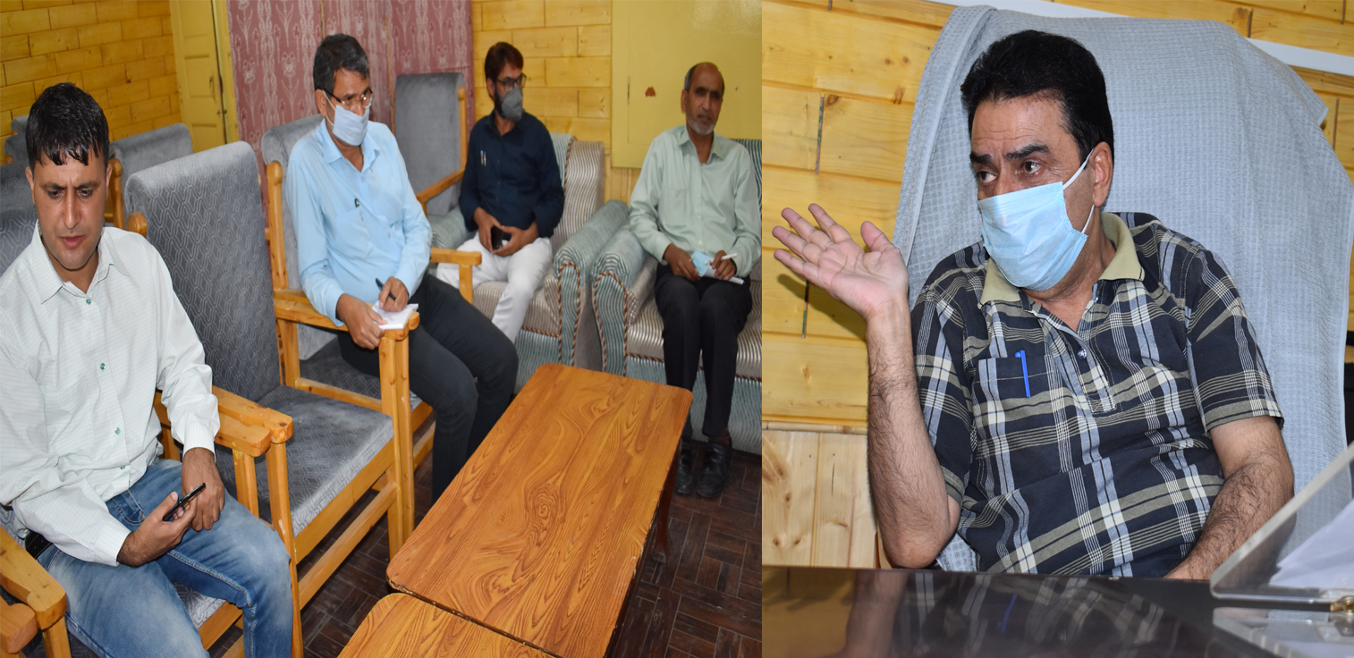 Works on Chontipora- Batgund road, Handwara reviewed