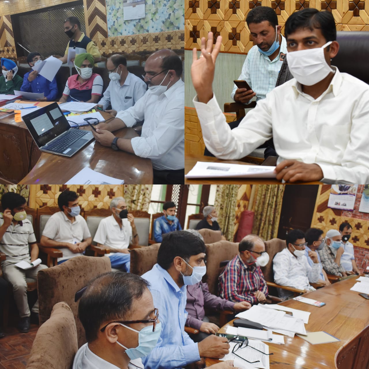 Advisor Bhatnagar inspects development projects of R&B in Jammu city; directs for timely completion