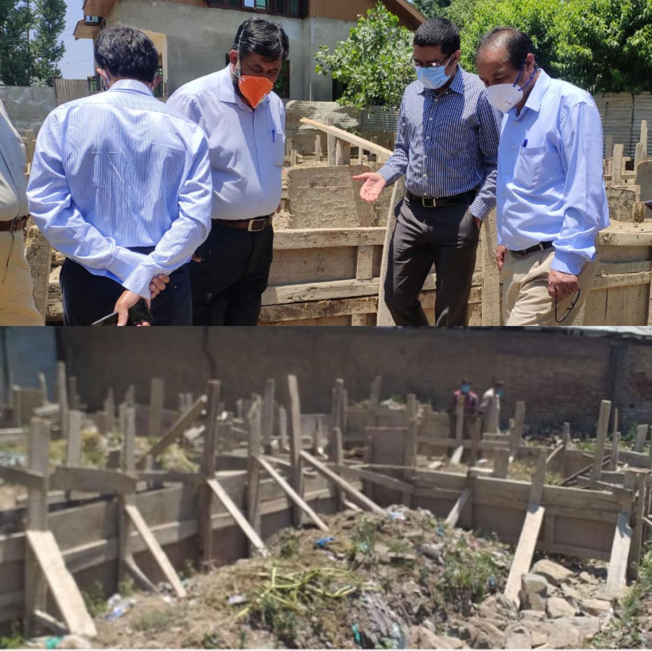 DC Sgr inspects progress at selected sites