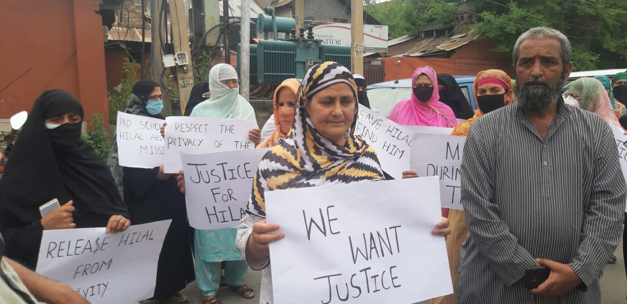 Family of missing Scholar yet again stages protest