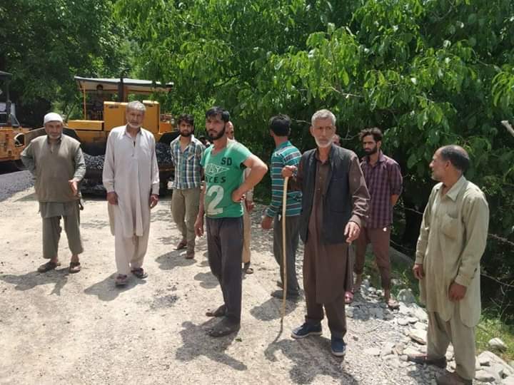 The inhabitants of Bhatnoor village in Tral sub district are up in arms against PMGSY authorities.