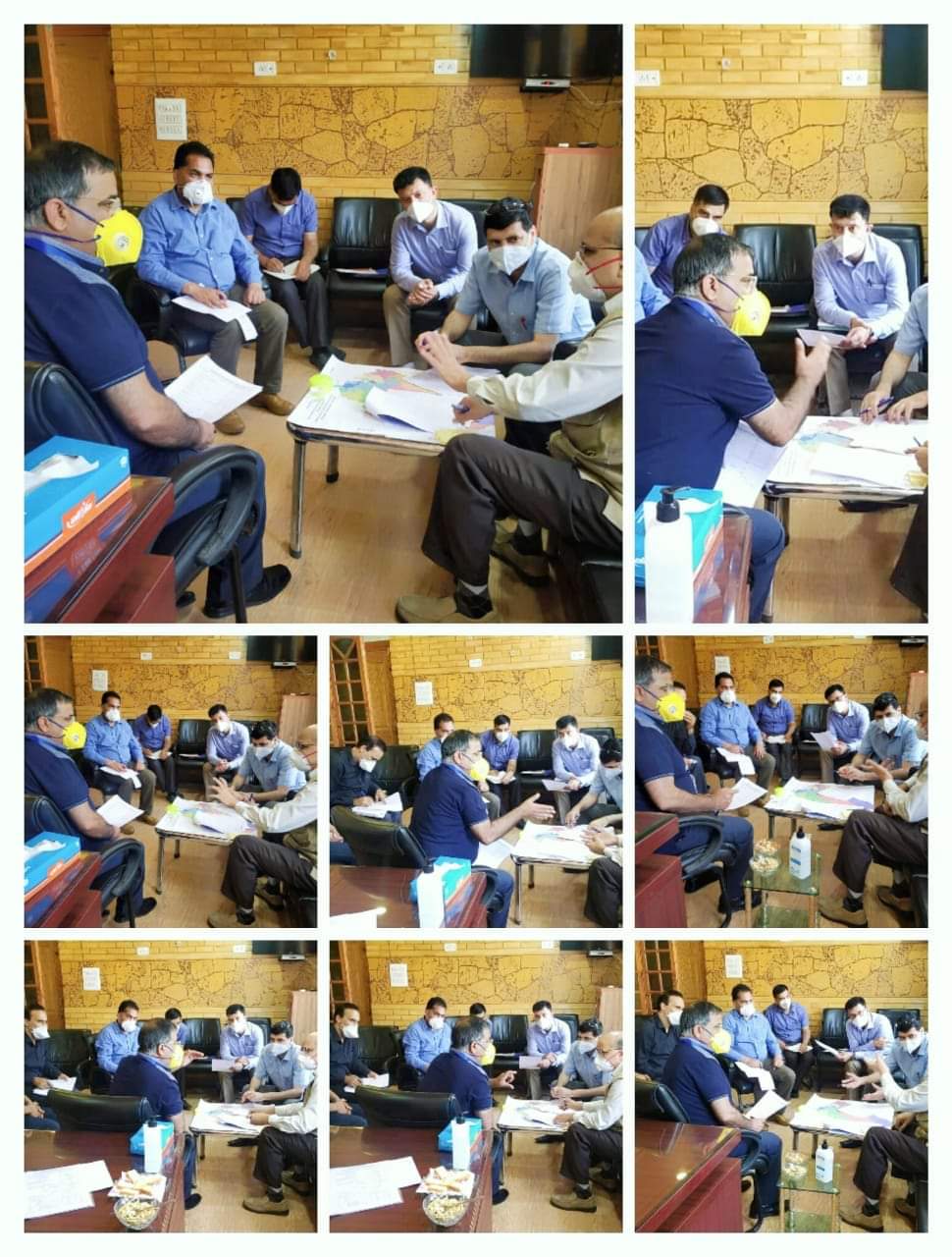 Chief Secretary J&K chaired Covid Health Care review meeting in Budgam