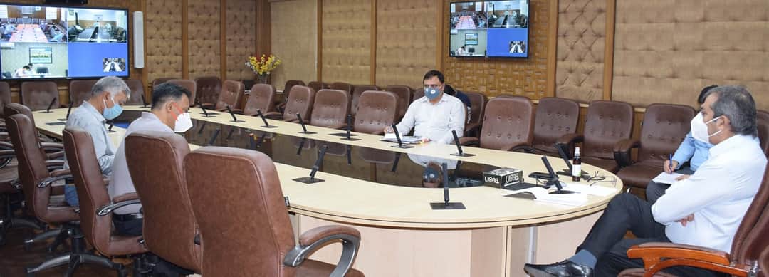 Advisor Baseer Khan reviews the status of additional works of Ropeway Project