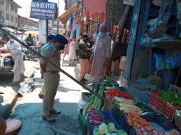 SSP ANANTNAG CONDUCTS MARKET CHECKING IN ANANTNAG.
