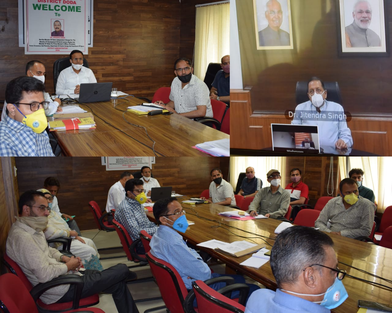 DISHA meeting: Dr. Jitendra reviews achievements under central schemes in Doda