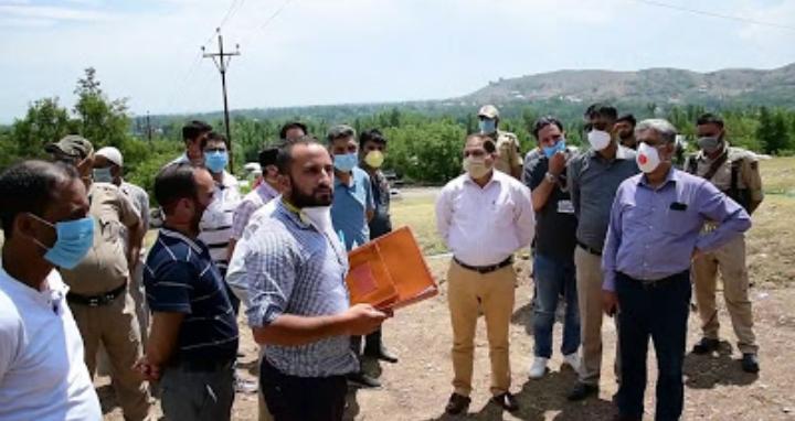DDC Ganderbal lays foundation stone for playground at Yangroo