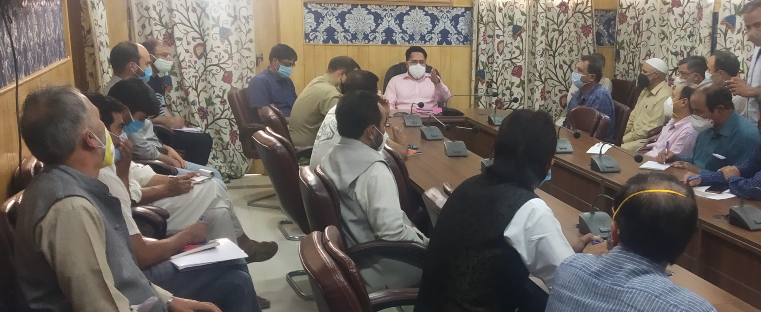 DDC Anantnag visits Kehribal, reviews ongoing works