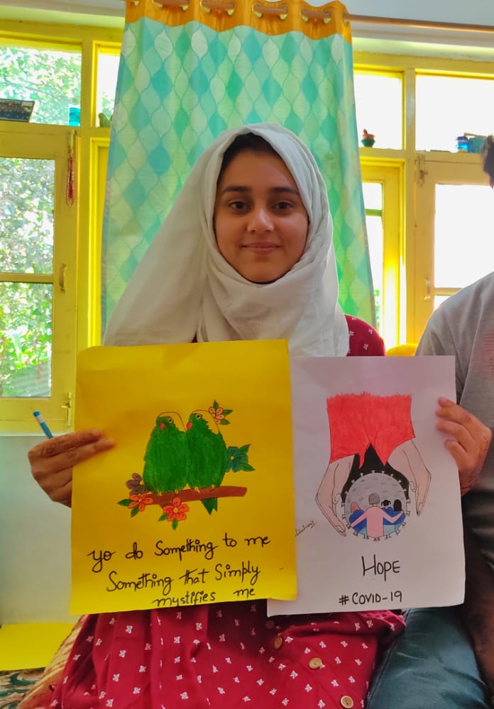 Meet class 12th girl from Bijbehara who writes poems to overcome depression, anxiety