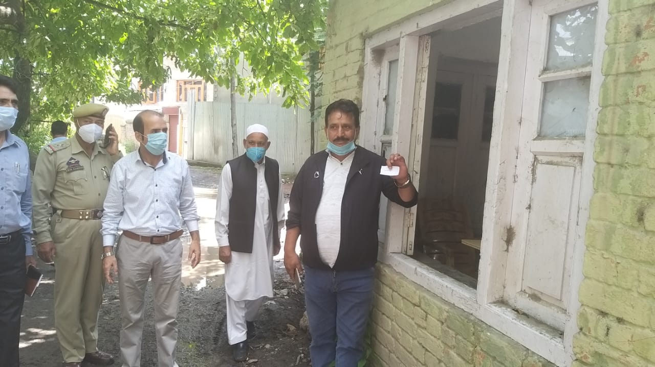 Mass sampling COVID test conducted at Prang kangan area of Central Kashmir Ganderbal District.