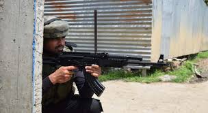 One more militant killed in Pattan Gunfight toll 2  Army Major, Policeman injured, Operation Underway