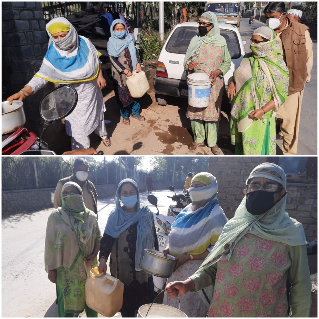 Sikendar Pora Rainawari Residents Stage protest against Acute Shortage of Potable Water
