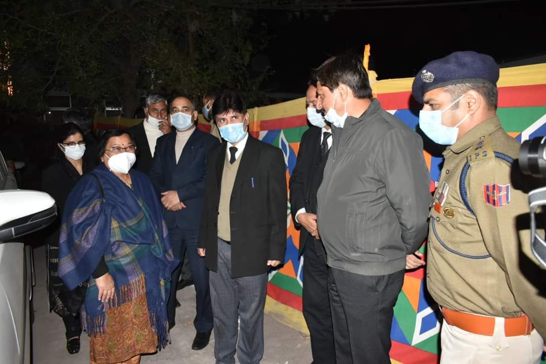 Chief Justice Gita Mittal visited District Court Complex, Rajouri