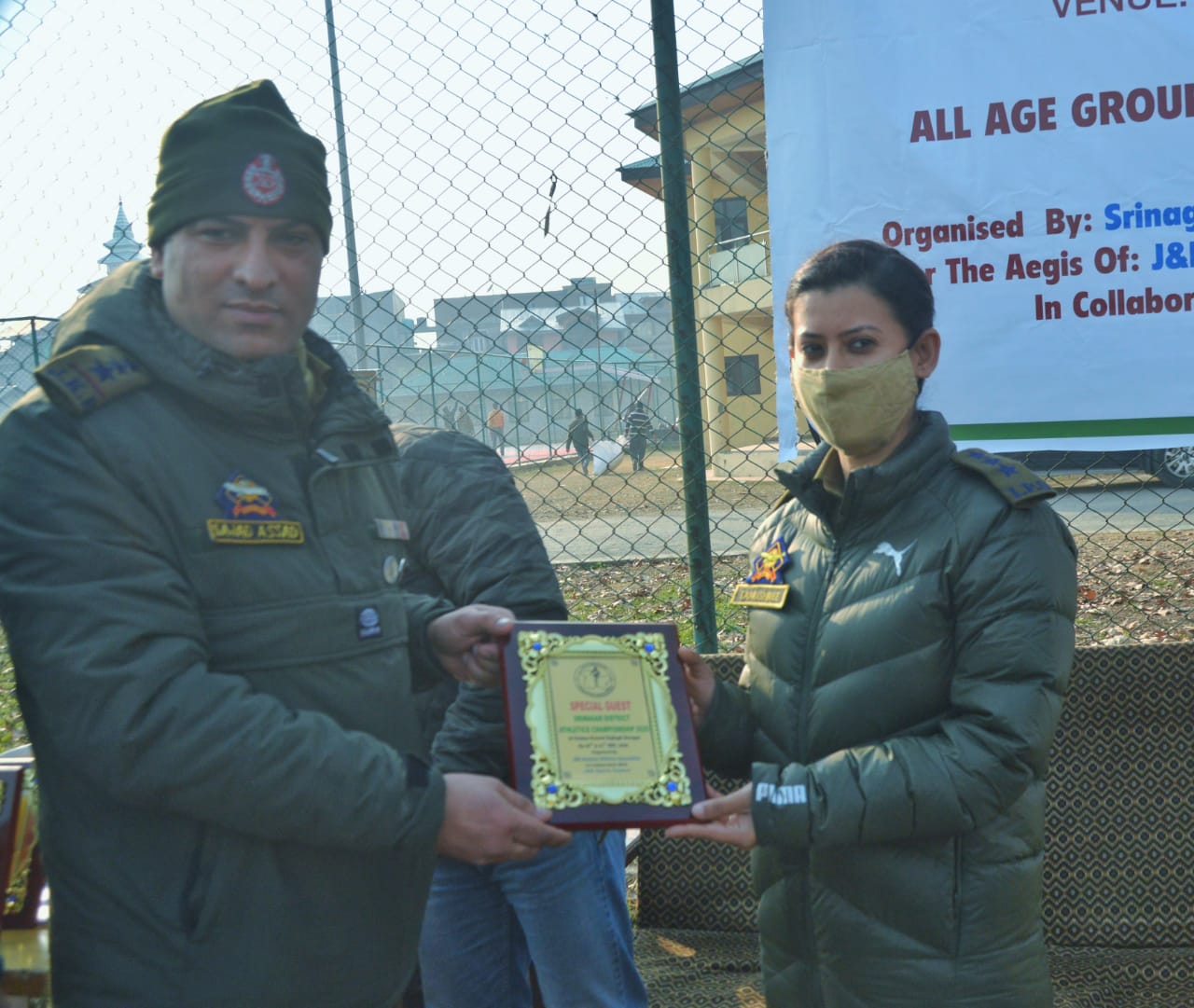 District srinagar Athletic Assocition Organised District Srinagar Athletic Championship 2020 at gindun Ground Rajbagh Srinagar on 20th of December 2020; Under the aegis of J&K Ameature Athletic Assoiation