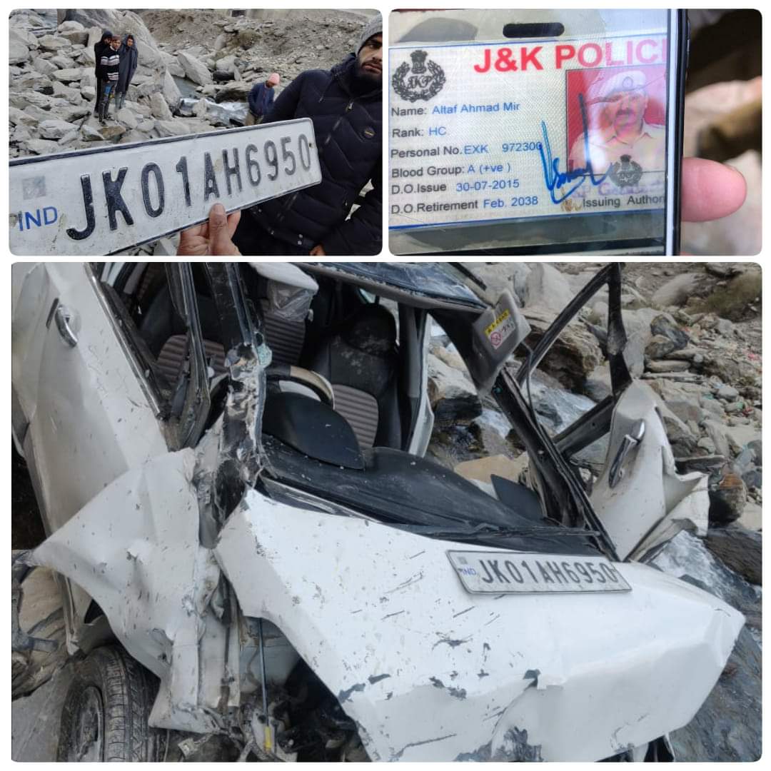 Policeman from Kupwara killed in accident near Banihal