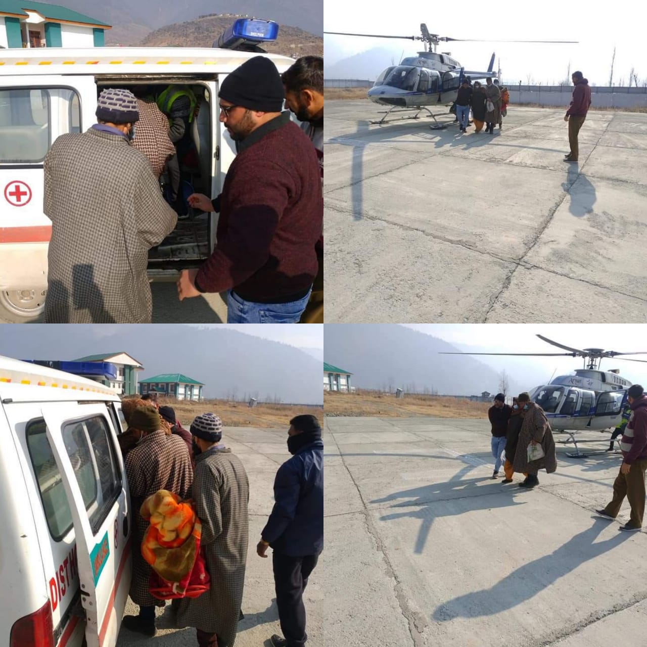 Pregnant woman develops serious complications, airlifted from snow bound Gurez