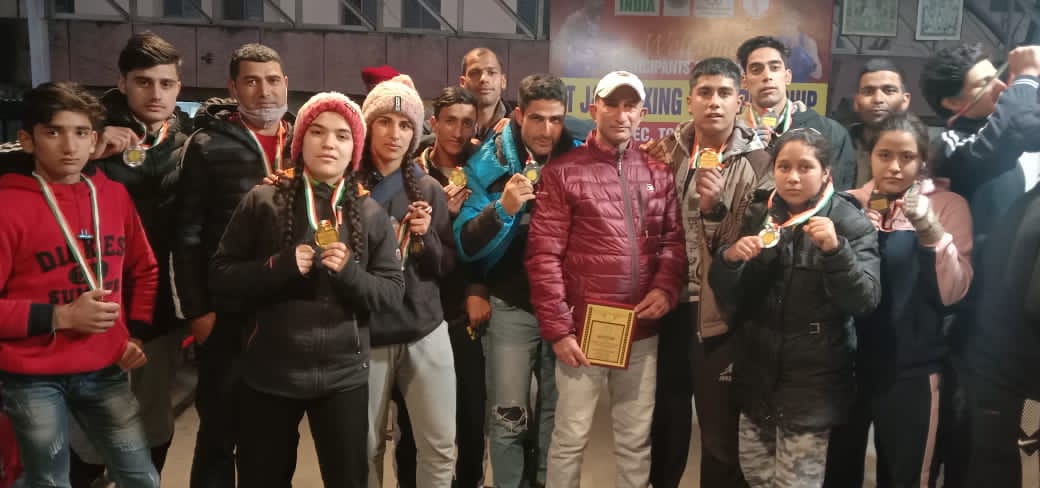 Three days state Boxing championship was organized by j&k Amateur Boxing Association, which was held at M. A Stadium Jammu on 25th to 28th of December concluded with the holding prize distribution function at M. A stadium Jammu