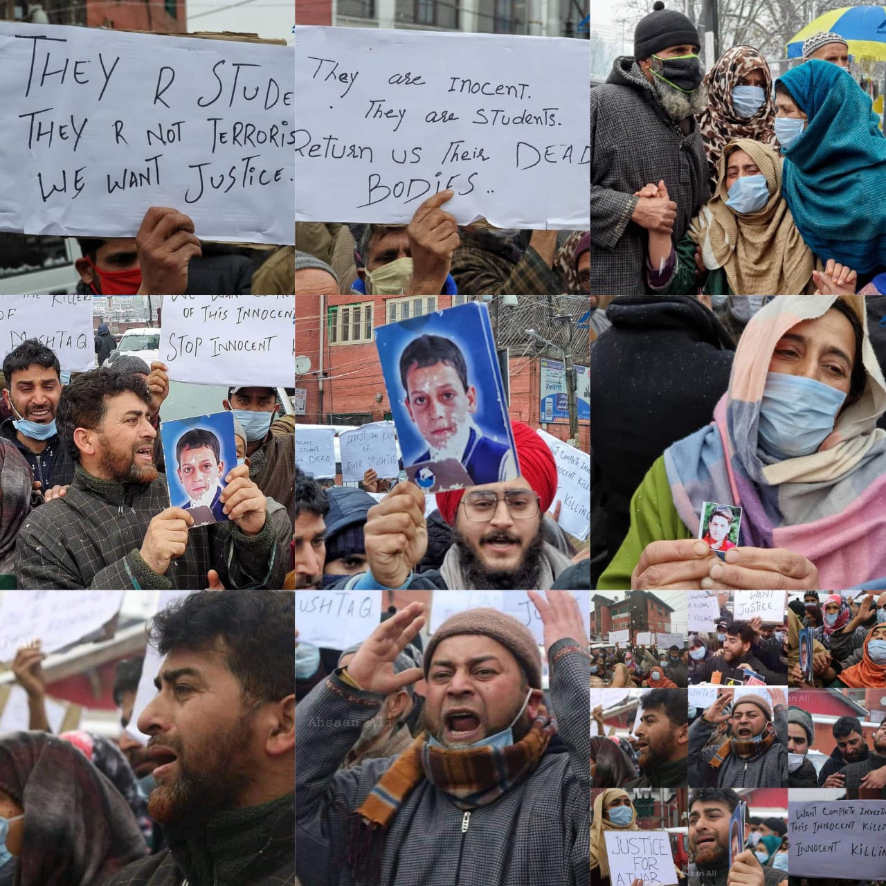 Lawaypora encounter: Families protest, demand bodies, fair investigation