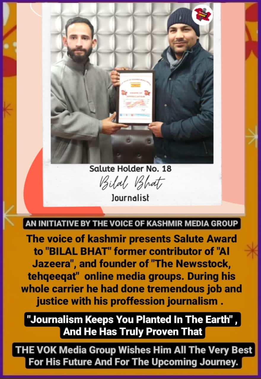 AN INITIATIVE BY THE VOICE OF KASHMIR MEDIA GROUP