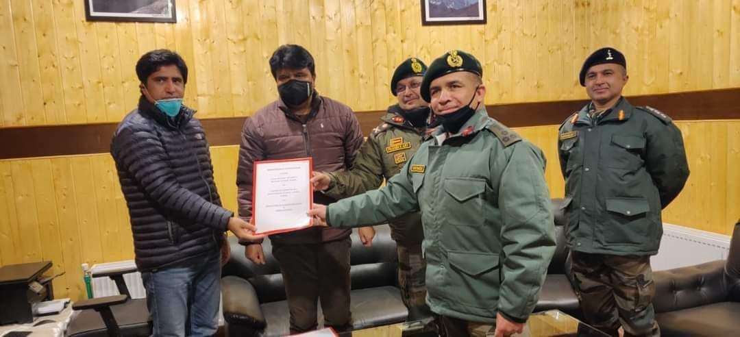 LAHDC, Kargil, Army sign MoU for evacuation of Kargil Lower Plateau
