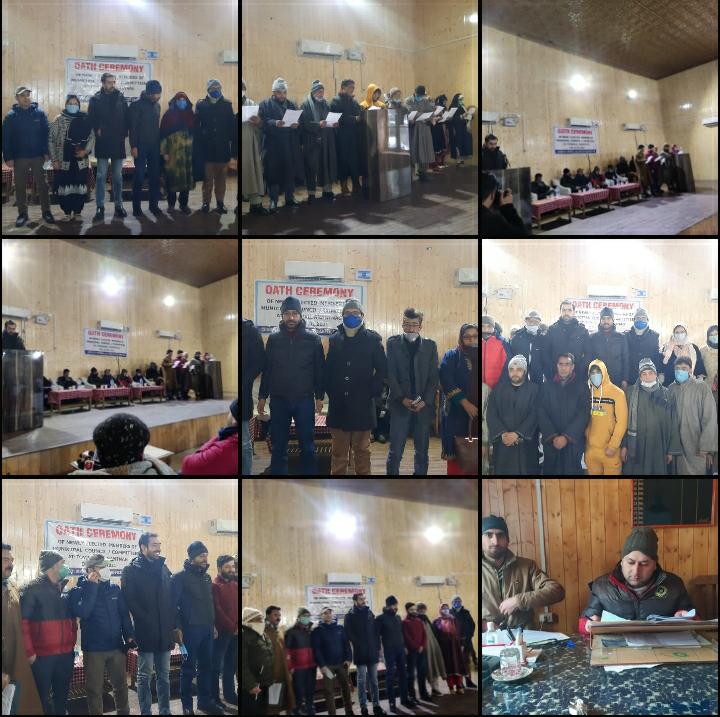 Newly elected Councillors Administered oath in Anantnag