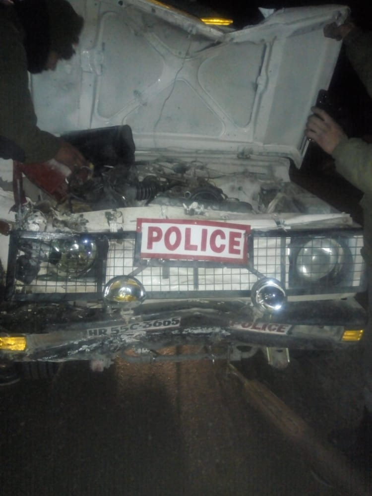 CRPF officer sustains critical injuries in collision