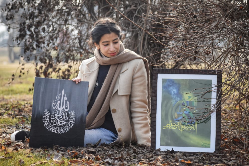 Srinagar Anecdote: Meet Irtiqa Bazaz an artist from Karan Nagar Srinagar