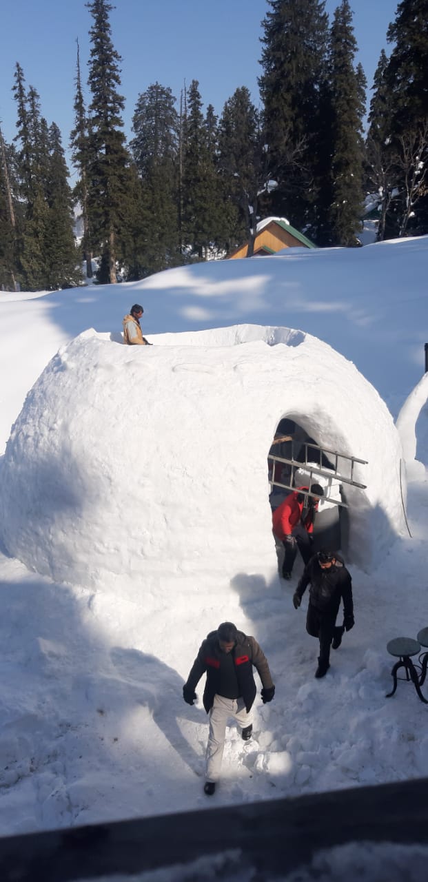 Kashmir’s first igloo restaurant opens in Gulmarg