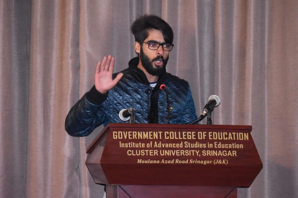Meet young budding poet, event organiser of kashmir valley