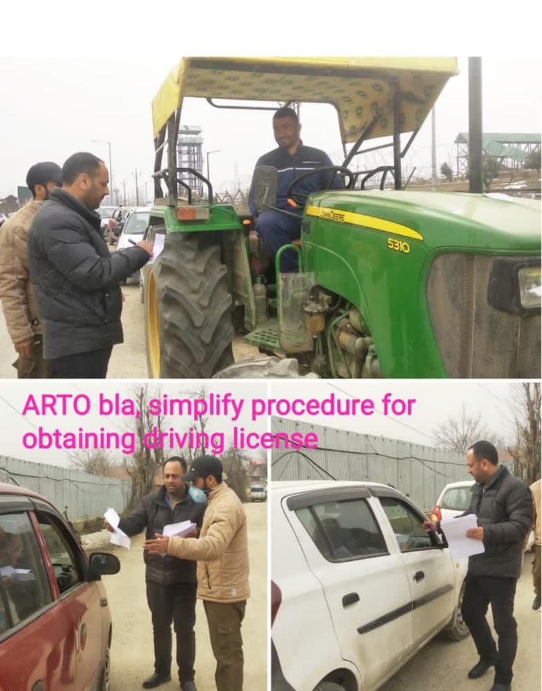 20 Vehicles Blacklisted during Inspection Drive in Sopore