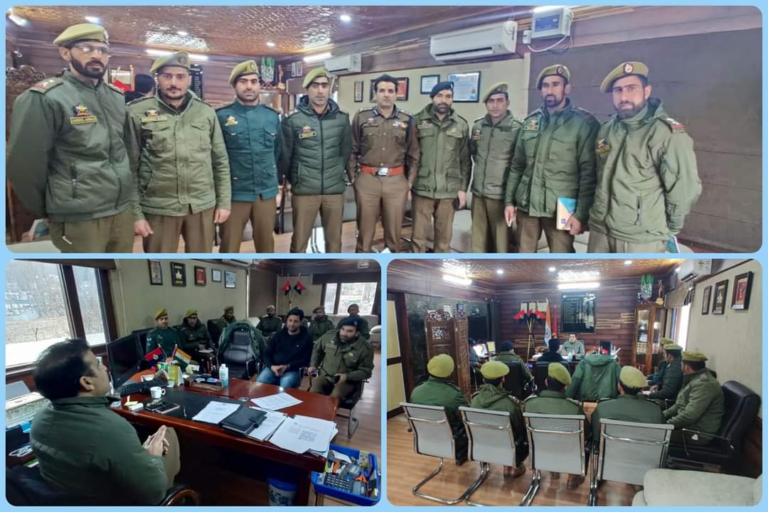 SSP GANDERBAL INTERACTED WITH PROBATIONARY SUB-INSPECTORS AT DISTRICT POLICE HEAD QUARTERS GANDERBAL.