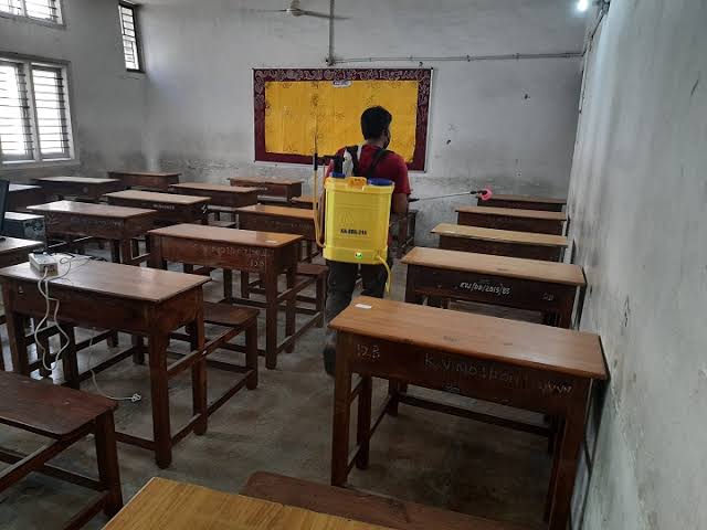 Govt starts sanitizing schools, sensitizing HoI’s ahead of reopening on March 1