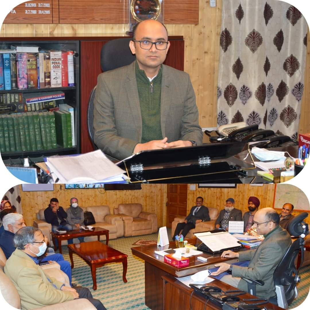 Bupinder Kumar Assumes Office as DC Baramulla