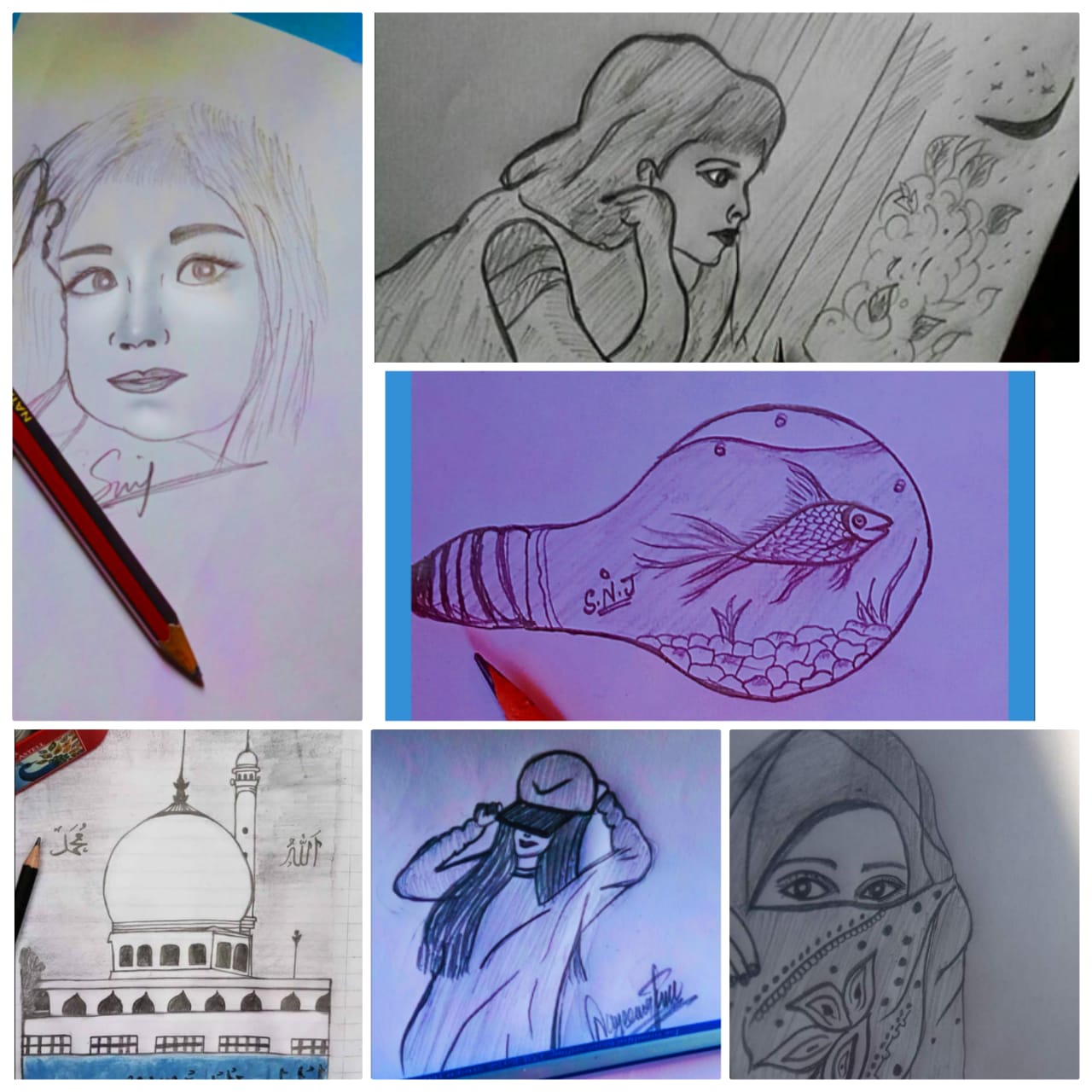 With Pencil in Hand, this IT Graduate is sketching her imagination