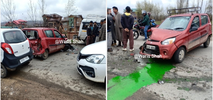 3 Persons injured in road mishap at Thajiwara Achabal.