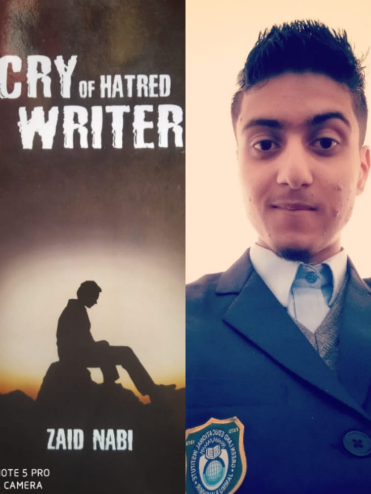 Meet budding author,co-author from Kashmir valley.