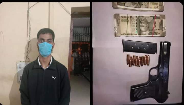 Police apprehends ISJK commander in Jammu, recovers pistol, rounds and cash