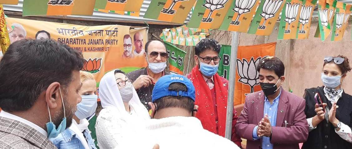 BJP’s Foundation Day Celebration/Srinagar/6th April 2021 BJP is in power to make India Great again: Dr DarakhshanAndrabi