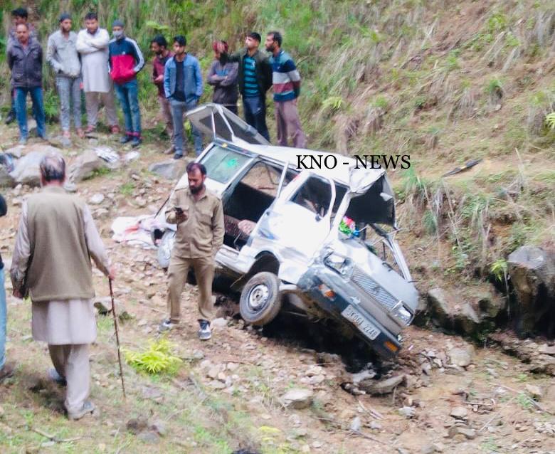 Woman killed, husband injured in Doda road mishap