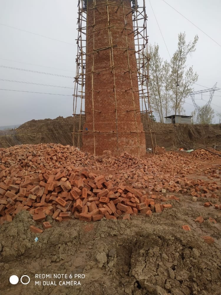 ‘Illegally’ raised brick kiln demolished in Central Kashmir’s Budgam