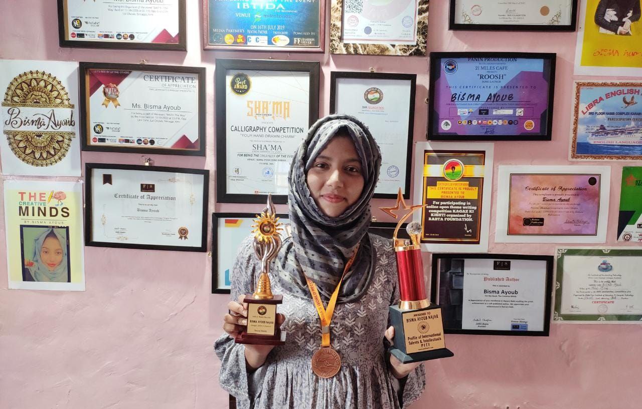 Meet Bisma Ayoub: An international awardee who publishes her 2nd book