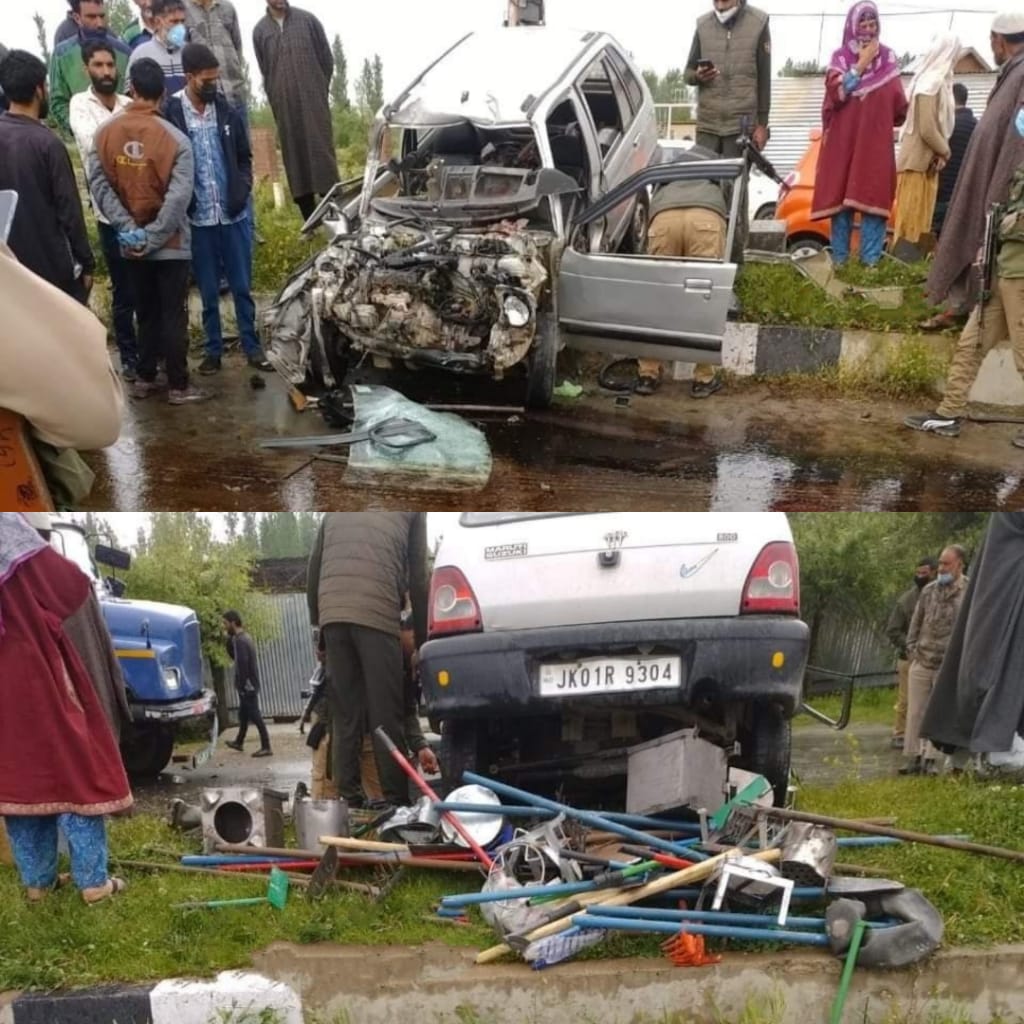Two persons injured in Kunzer road mishap