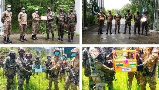 Eid-ul-Fitr: India, Pakistan exchange sweets on Kashmir borders