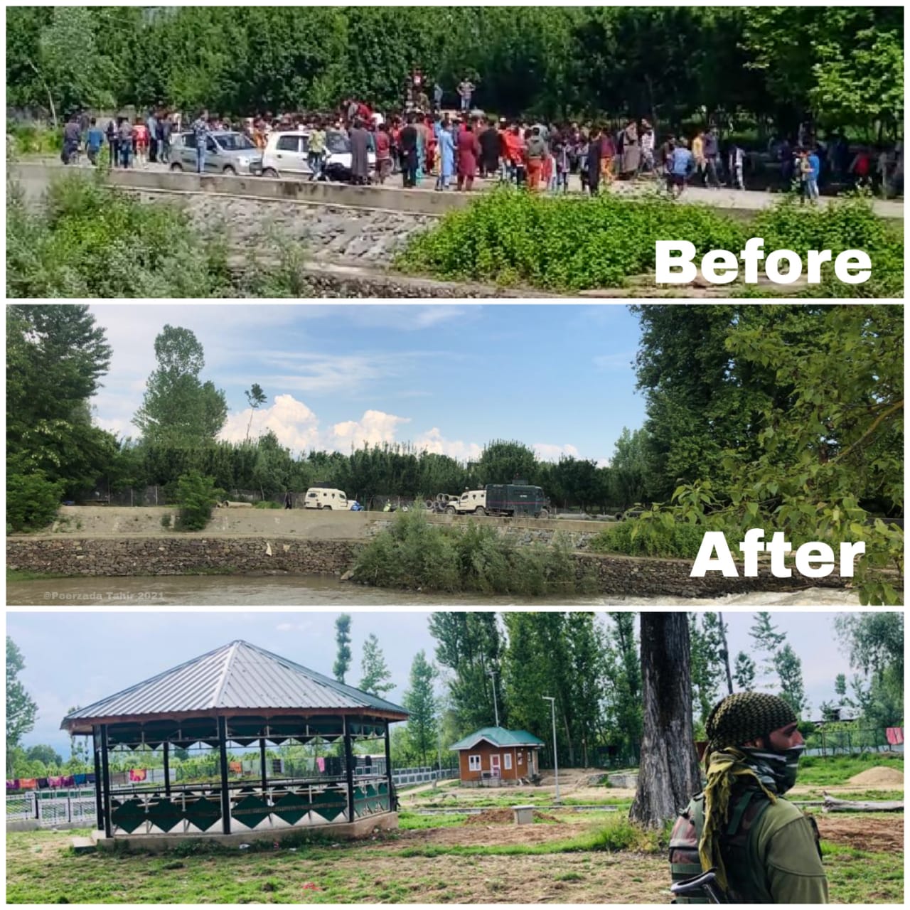 People Defy COVID-19 Restrictions In Sopore Village, Police Swung Into Action