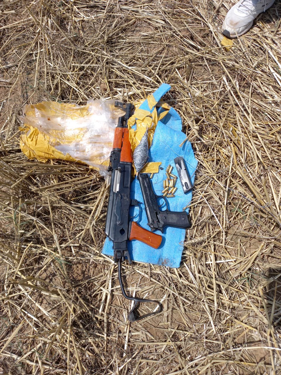 BSF recovers arms and ammunition near Samba border