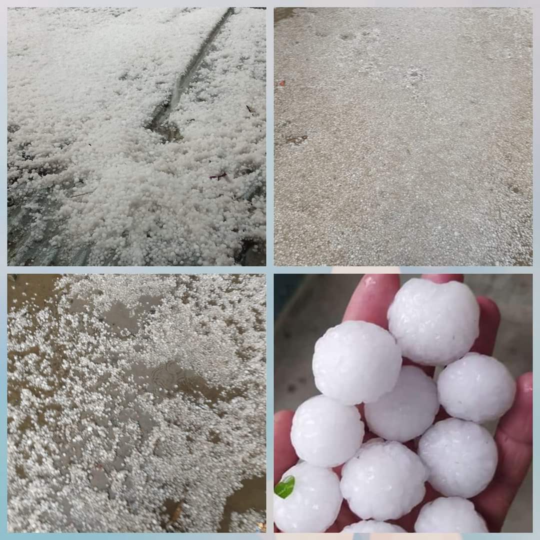Hailstorm wreaks havoc in North Kashmir villages.