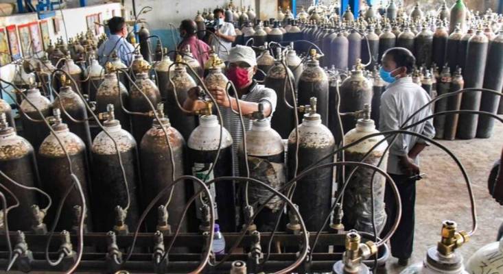 JK Gases supplying 1200 Oxygen Cylinders daily to hospitals