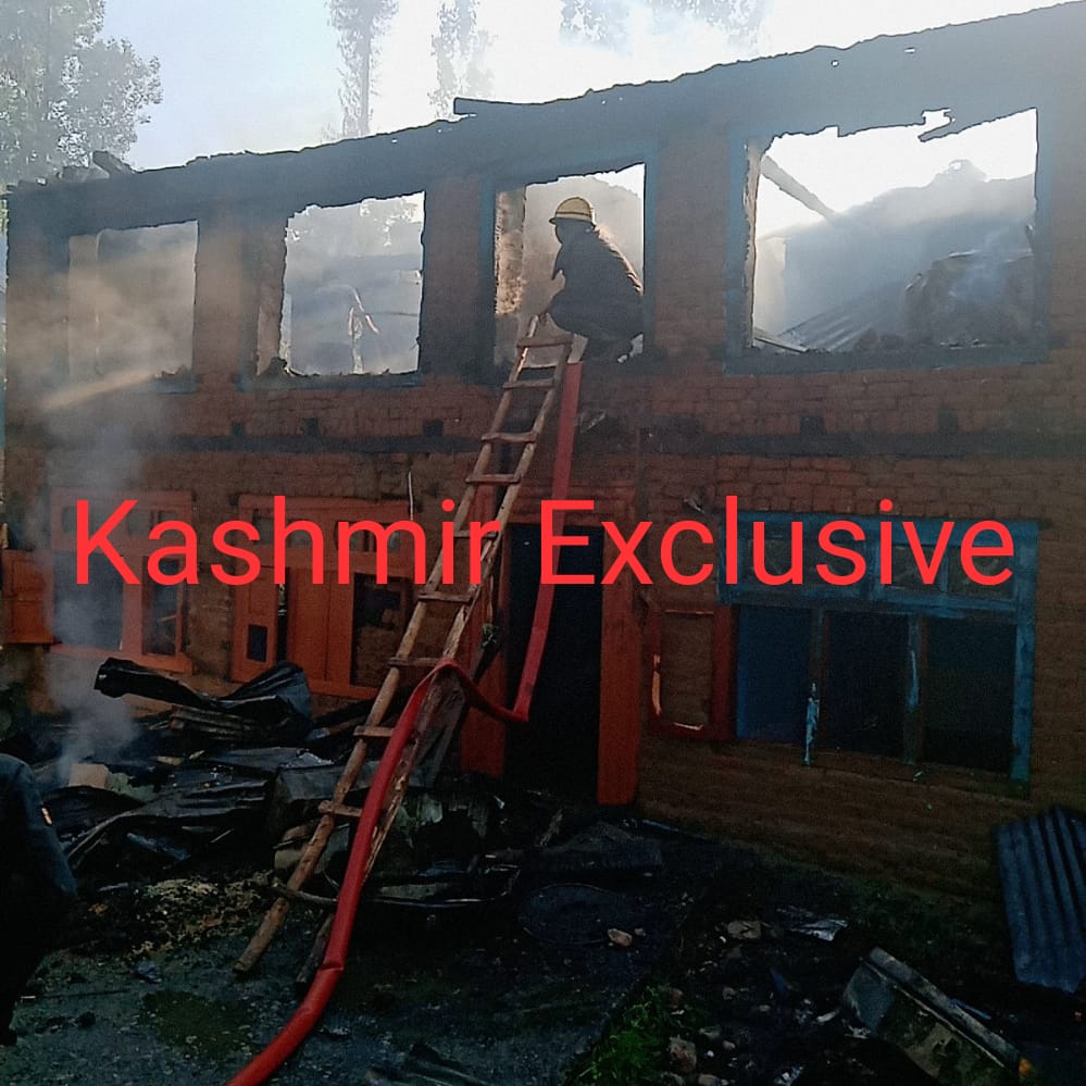 Residental House belong to five families gutted in fire mishap at Lessu Larnoo