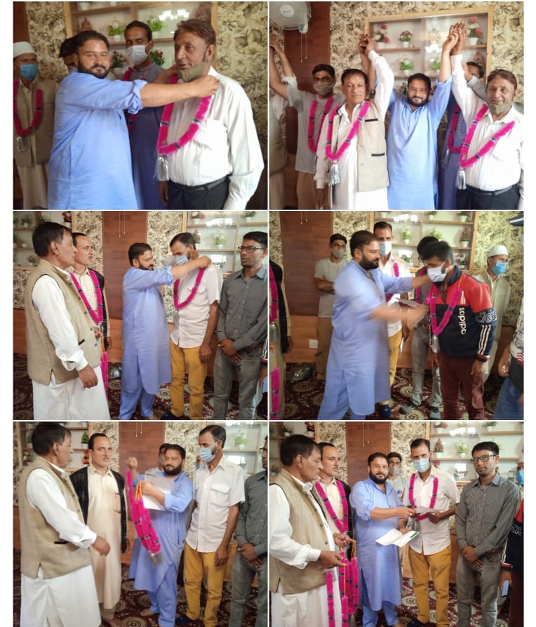 JDU looking more strong as every day people of kasmir from different districts joining their party