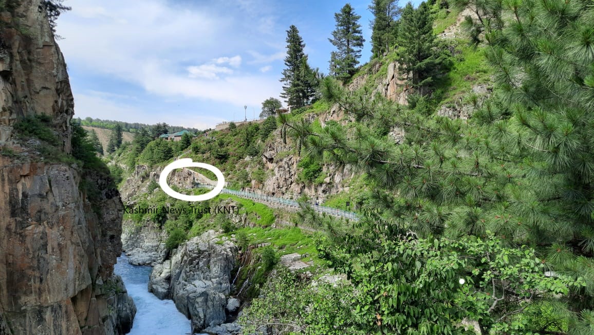 Woman along infant attempt suicide near Aharbal waterfall